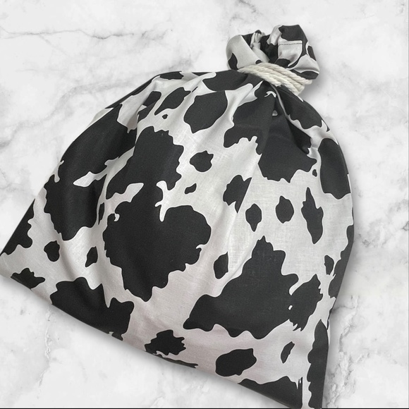 Farmhouse Reusable Cotton Bread Bag, Free Mason Jar Bonnet Included - Picture 6 of 9